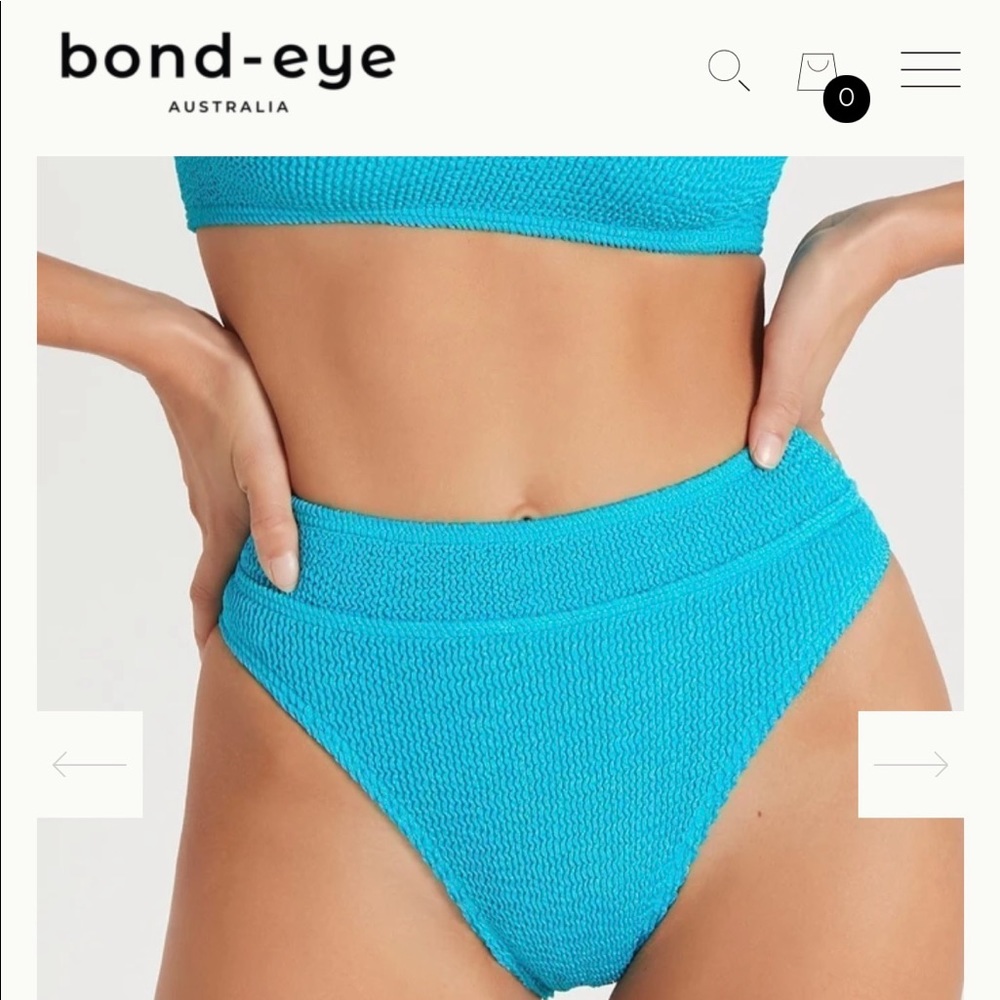 High waisted bikini bottoms